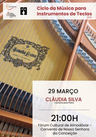 Ciclo da Música para Teclas 2026 – Cláudia Silva, concerto para Piano