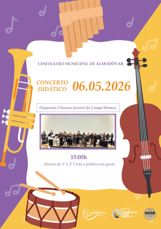 Concerto Didático pela Orquestra Clássica Juvenil do Campo Branco