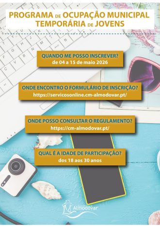 Inscrições Programa de Ocupação Municipal Temporária de Jovens