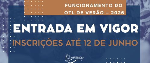 Município de Almodôvar aprova Normas de Funcionamento do OTL de Verão 2026