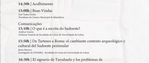 Almodôvar recebe III Encontro da Escrita do Sudoeste no âmbito das Jornadas Europeias do Património